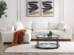 Load image into Gallery viewer, White Sectional Sofa Couch #030005
