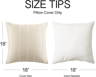 Stylish White Throw Pillow Covers