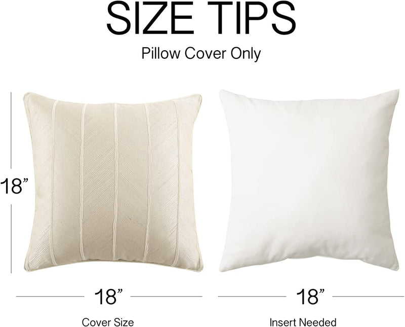 Stylish White Throw Pillow Covers