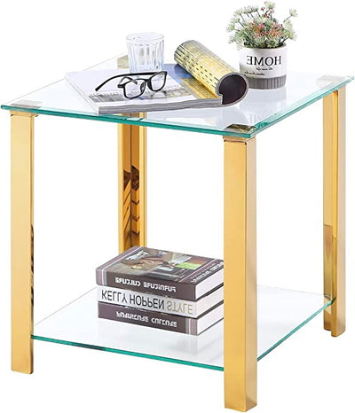 Glass End Table