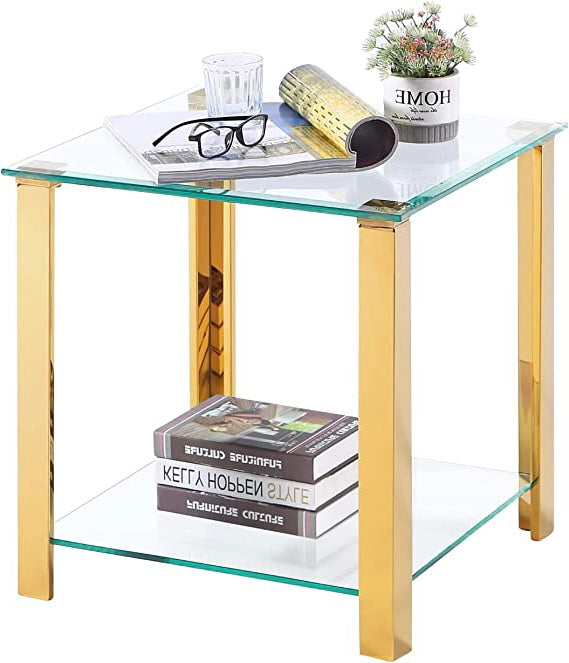 Glass End Table