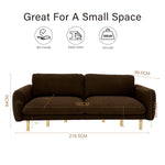 Load image into Gallery viewer, Chocolate Wood Modern Living Room Sofa #100214
