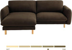 Load image into Gallery viewer, Chocolate Convertible Sectional Sofa, Modern L Shape Couches with Left/Right Chaise, 86&quot;Wide Mid-Century Sofa with Reversible Cushions
