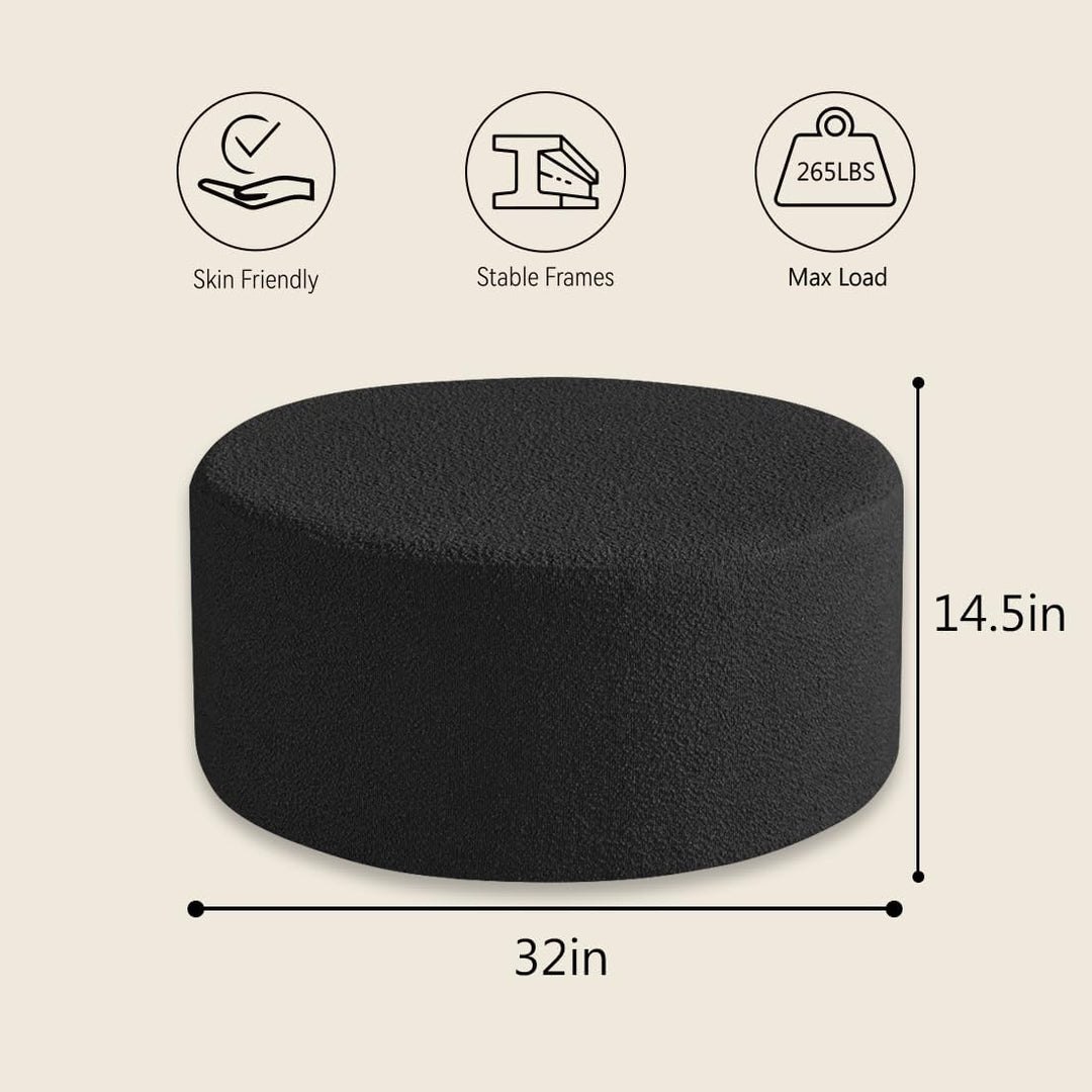Black Round Coffee Table #120004
