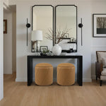 Load image into Gallery viewer, Brown Faux Leather Storage Ottoman #100152
