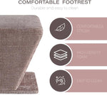 Load image into Gallery viewer, Diamond Ottoman Stool, Plush Upholstery Makeup Stool, Footrest, Extra Chai, Accent Seat Get Set Style Furniture