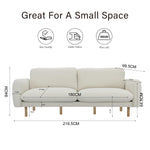 Load image into Gallery viewer, Off White Wood Modern Living Room Sofa #100215
