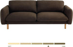 Load image into Gallery viewer, Chocolate 86&quot; Wide Mid Century Modern Upholstered Sofa with Comfort Cushions
