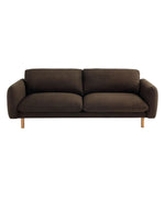 Load image into Gallery viewer, Chocolate 86&quot; Wide Mid Century Modern Upholstered Sofa with Comfort Cushions
