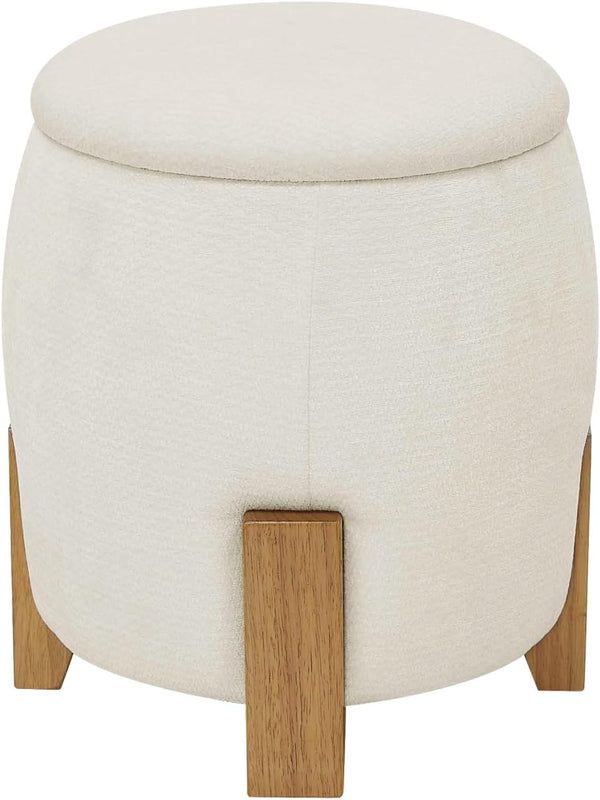 Pillar Round Storage Ottoman Get Set Style Furniture