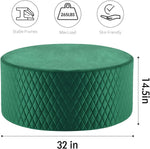 Load image into Gallery viewer, Solid Green Round Coffee Table
