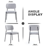 Load image into Gallery viewer, Light Grey Dining Chair*2 #130003
