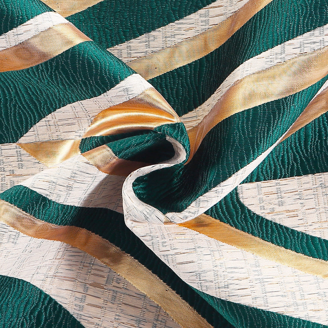 Stylish Green-Gold Throw Pillow Covers