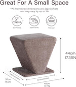 Load image into Gallery viewer, Diamond Ottoman Stool, Plush Upholstery Makeup Stool, Footrest, Extra Chai, Accent Seat Get Set Style Furniture