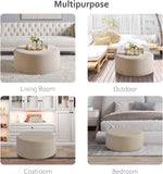 Load image into Gallery viewer, Khaki Round Coffee Table #120003

