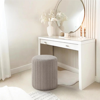 Tulum Round Ottoman with Soft Pad