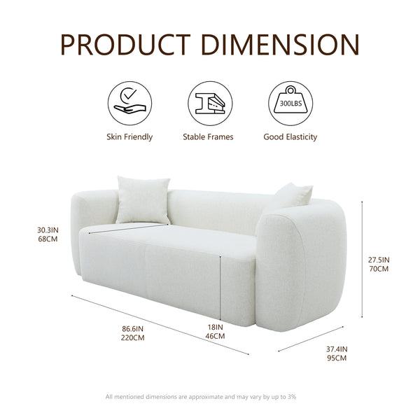 Sofa 219*94*70cm Get Set Style Furniture