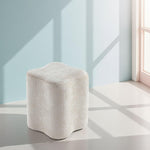 Load image into Gallery viewer, Flower Shaped Accent Stool, Plush petal-shaped ottoman (Gray) #100168