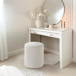 Load image into Gallery viewer, Tulum Round Ottoman with Soft Pad
