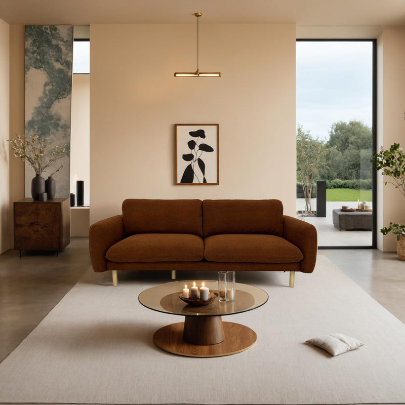 Cedar Wood Modern Living Room Sofa 