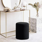 Load image into Gallery viewer, Paulo  Round Boucle Ottoman with Comfy Padded Seat
