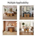 Load image into Gallery viewer, Tan Round Ottoman #100145
