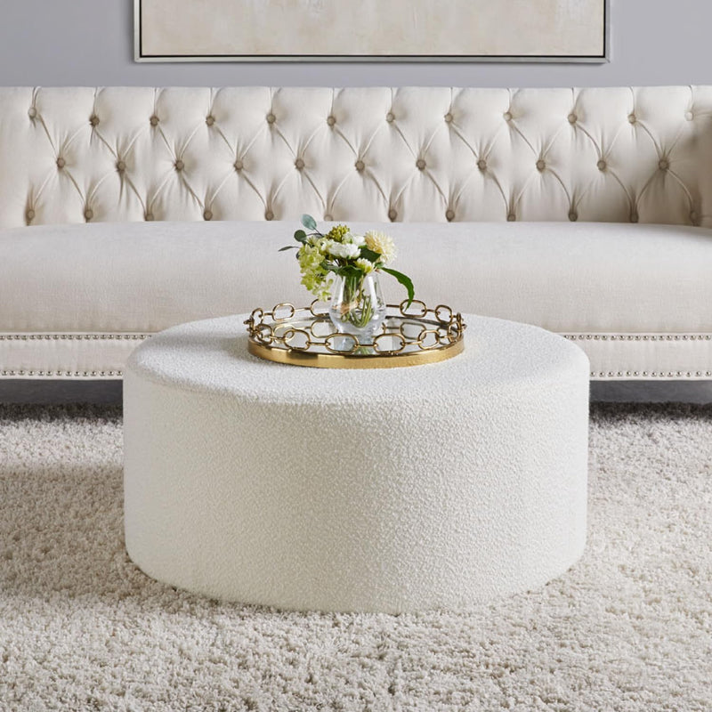 White Round Coffee Table 