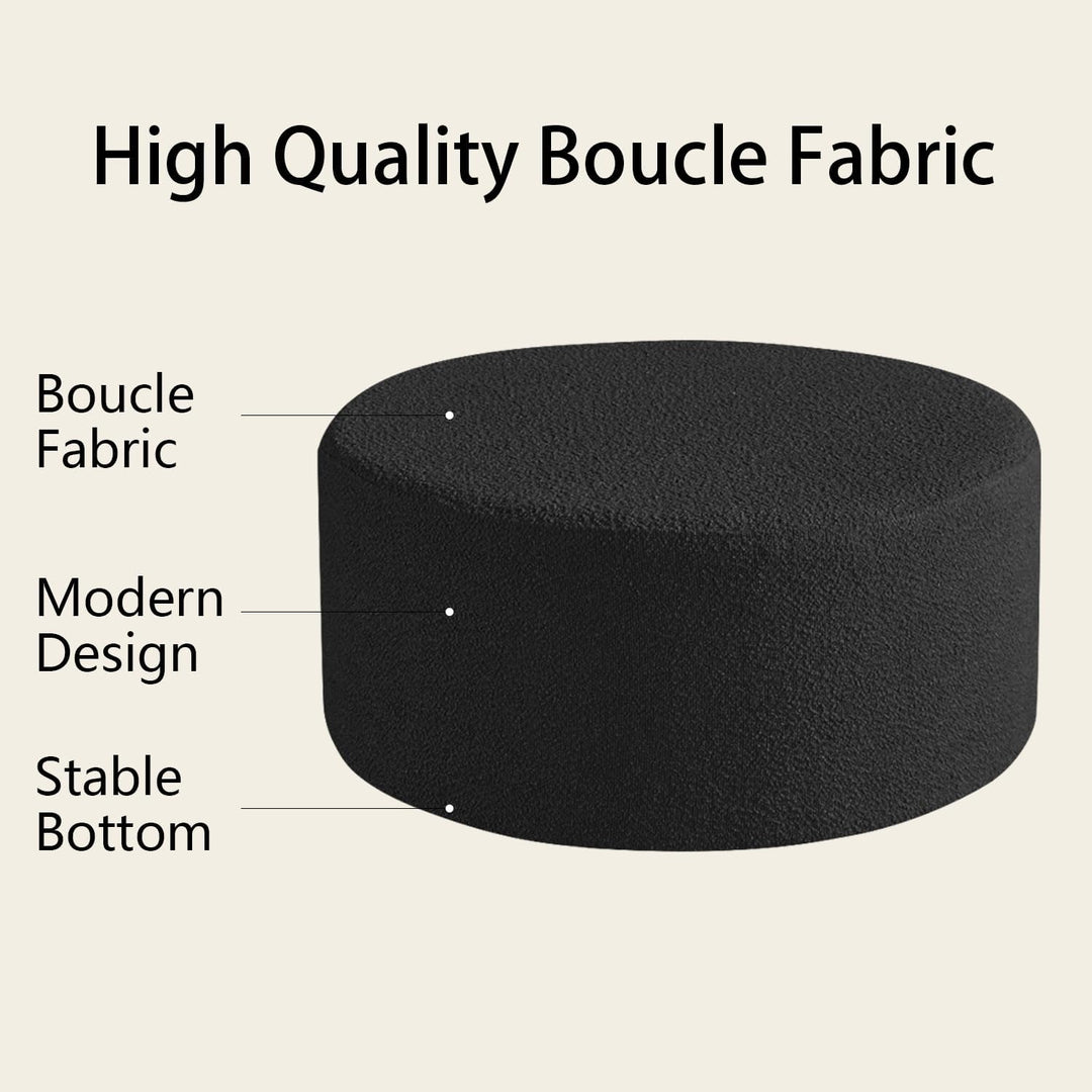 Black Round Coffee Table #120004
