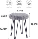 Load image into Gallery viewer, Velvet Striped Vanity Stool
