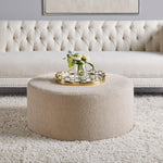 Load image into Gallery viewer, Khaki Round Coffee Table #120003
