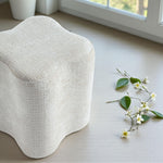 Load image into Gallery viewer, Flower Shaped Accent Stool, Plush petal-shaped ottoman (Gray) #100168