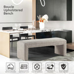 Load image into Gallery viewer, Khaki Boucle Ottoman Benches #900003
