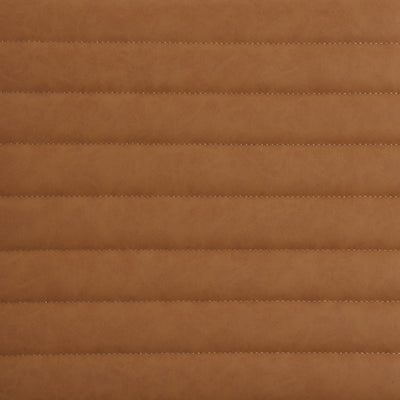 Brown U Shaped Leather Ottoman #100125