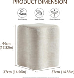 Load image into Gallery viewer, Flower Shaped Accent Stool, Plush petal-shaped ottoman (Gray) #100168