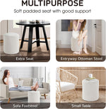 Load image into Gallery viewer, Tulum Round Ottoman with Soft Pad
