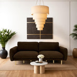 Load image into Gallery viewer, Chocolate Wood Modern Living Room Sofa #100214
