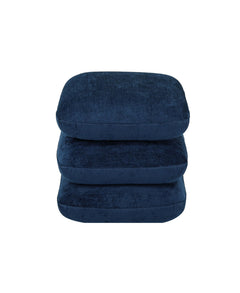 Stacked Swivel Ottoman ( Midnight Blue ) Get Set Style Furniture