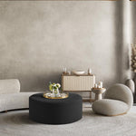Load image into Gallery viewer, Black Round Coffee Table #120004
