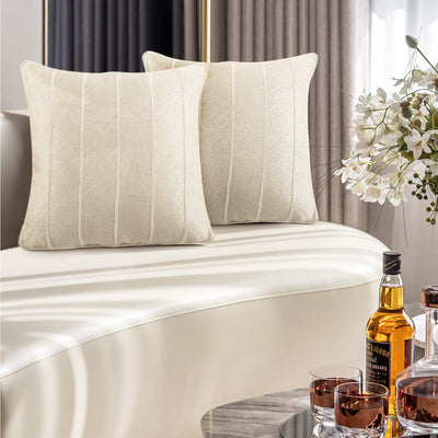 Stylish White Throw Pillow Covers