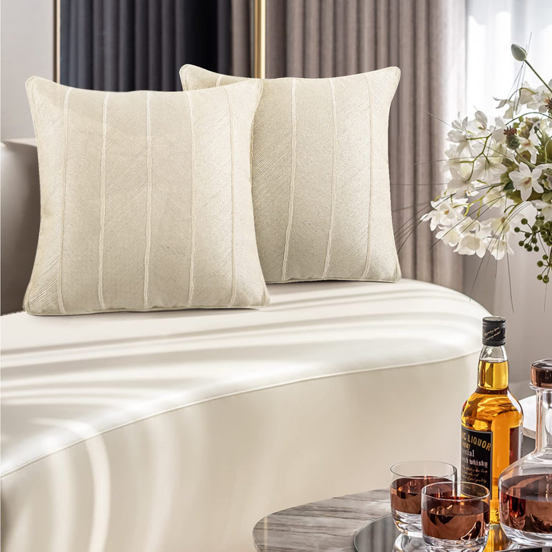 Stylish White Throw Pillow Covers
