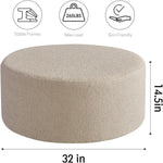 Load image into Gallery viewer, Khaki Round Coffee Table #120003

