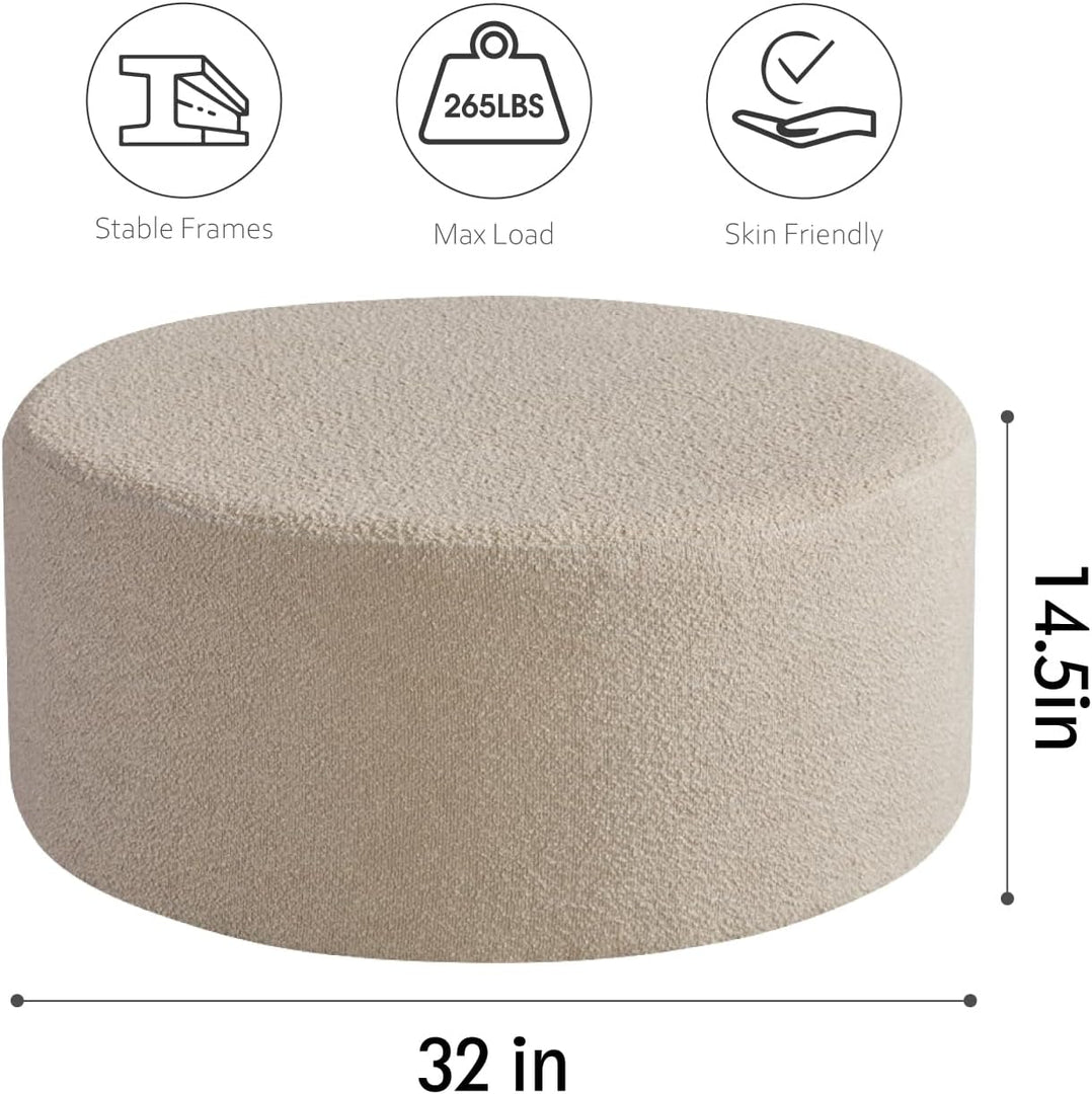 Khaki Round Coffee Table #120003