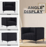 Load image into Gallery viewer, 1 Seat Taupe Tufted Sofa #010065
