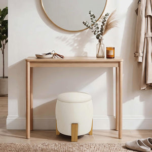 Pillar Round Storage Ottoman Get Set Style Furniture