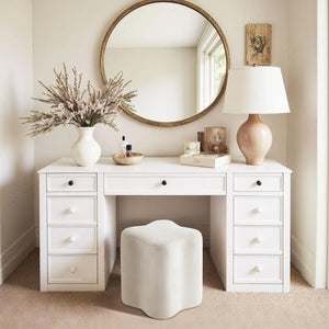 Clover Sculptural Ottoman Get Set Style Furniture