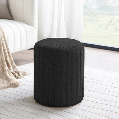 Tulum Round Ottoman with Soft Pad