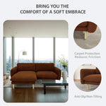 Load image into Gallery viewer, Chestnut Modern L Shape Sectional Sofa #100210
