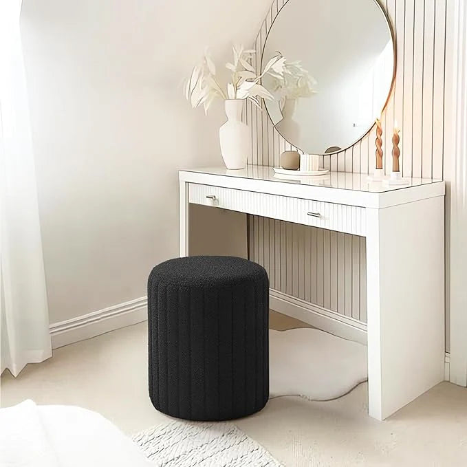Tulum Round Ottoman with Soft Pad