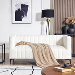 Load image into Gallery viewer, White Tufted Sofa - 3 Seats #030003
