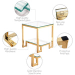 Load image into Gallery viewer, Glass End Table
